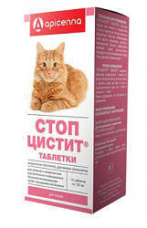 СТОП-ЦИСТИТ таблетки для кошек 15 шт, (Апиценна)
