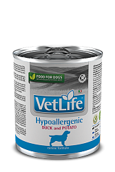 Farmina (Фармина) Vet Life Dog  Hypoallergenic  Утка с картофелем  для собак 300 г 10854