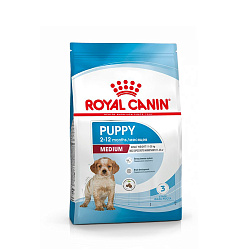Royal Canin (Роял Канин) Медиум Паппи Корм сухой для щенков средних размеров до 12 месяцев 3кг