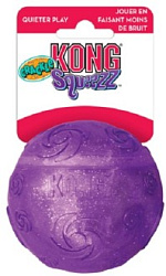 Kong игрушка для собак Sguezz Crackle мячик 7 см РСВ1