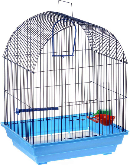 Клетка для птиц большая полукруглая комплект (440) Зоомарк!
