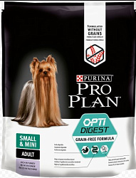 PROPLAN Small&Mini SENSITIVE беззерновой д/с мелких и карлик. пород с чув.пищ.индейка 700 г 12384752