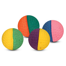Игрушка для кошек "Мяч для гольфа ассортимент" d40 мм арт.Чм-13500 22131038, арт.Чм-12200 Triol