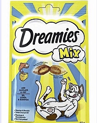 Dreamies микс лосось + сыр 60 г