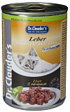 Dr.Clauder's консервы для кошек кусочки с печенью 415 гр 60016
