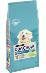 DOG CHOW PUPPY, сухой корм для щенков, ягнёнок 14 кг+2кг