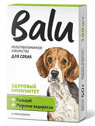 Balu (Балу) Лакомство мультивитаминное для собак "здоровый иммунитет" 100 таб