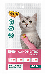 Мнямс Крем-лакомство для кошек с тунцом Кацуо 15 г*4 шт 703805