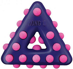 Kong Игрушка для собак Dotz треугольник малый 11 см TDD33E