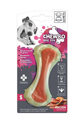 Игрушка для собак Кость S, вкус бекона, нейлон, 10,4 см, MPets