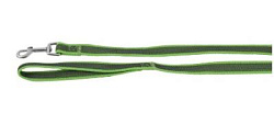 Поводок капроновый усиленный 20мм со светоотражающими полосами, длина 3м, Каскад, в ассортименте