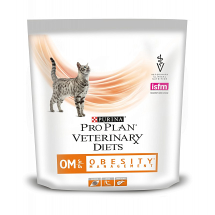 Purina Vet diets Cat OBESITY MANAGEMENT (OM) сухой корм для кошек при ожирении 350 гр