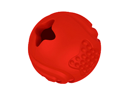 Mr.Kranch Игрушка для собак Мяч 6,5 см красный с ароматом бекона (33001)