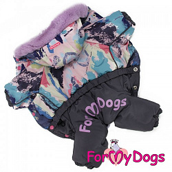 FOR MY DOG Комбинезон фиолетовй для девочек (16) FW862-2020F