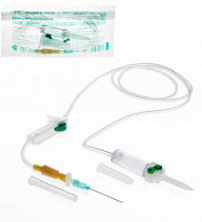 Система инфузионная SFM c пластиковой иглой 21 G 1 ШТ (25 шт/уп)