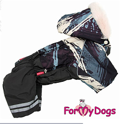 FOR MY DOGS Комбинезон коричневый для мальчиков р-р 12 TDW0236-2024 M