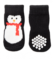 Носки для собак "Пингвин", размер S, серия NEW YEAR, Triol