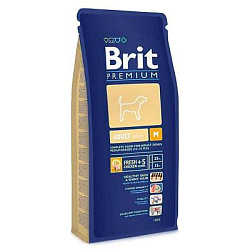 BRIT Premium Adult М для взрослых собак средних пород 15 кг 6376