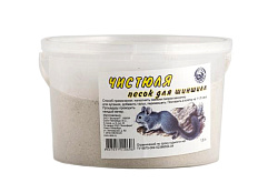 Песок для купания шиншилл "Чистюля" 1,6 л (ведро) 26043 Вака