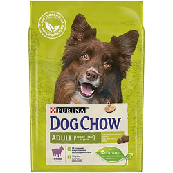 DOG CHOW ADULT для взрослых собак, ягнёнок (разв.) (т) 1 кг