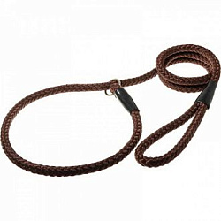 Поводок-удавка с кольцом "нейлоновый канат" 8 мм*170 см (коричневый) PDE0868BR  V.I.Pet