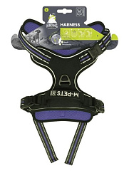 Шлейка для собак Hiking, L, 45-70 см, 45-95 см, 25 мм, синий, MPets 10825199