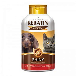 Шампунь Keratin+ complex Шини д/короткошерстных кошек и собак 400 мл R503 Неотерика