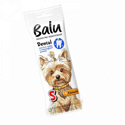 Balu Лакомство жевательное Dental для собак мелких пород, размер S, 36г 1 шт (уп.12 шт)