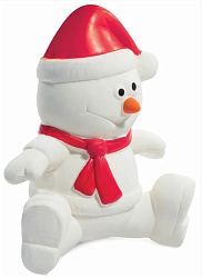 Игрушка NEW YEAR для собак из латекса "Снеговик", 100мм, Triol