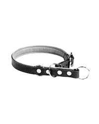 Ошейник-удавка "Collar" двойной с фиксатором (ширина 20 мм длина 50-55 см) черный 20271