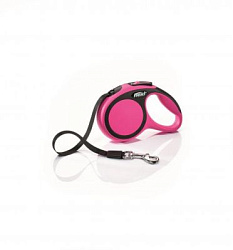 Рулетка FLEXI "NEW COMFORT" XS ремень 3 м 12 кг, розовый  52006F Trixie