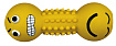 Игрушка Гантель-смайлик, 19 см латекс,  цвет в ассортименте 35251