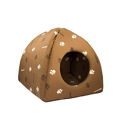 Домик мягкий "Юрта" 36*36*35 см коричн. 9631кор Дарелл