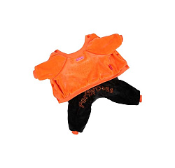 FOR MY DOG Костюм утепленный велюровый оранж (12) 148SS-2014 Or