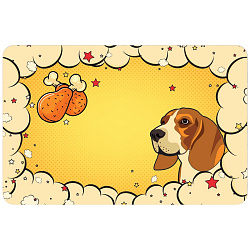 Коврик под миску "Собачка" 43х28 мм Triol