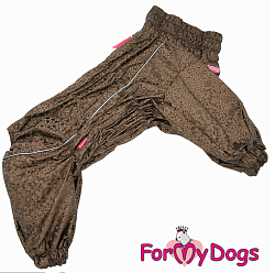 FOR MY DOG Дождевик хаки для девочек А2 710/2SS-2022 F
