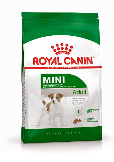 Royal Canin (Роял Канин) Mini Adult Корм сухой для взрослых собак мелких размеров от 10 месяцев, 4 кг