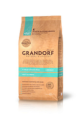 Grandorf (Грандорф) корм для взрослых собак всех пород 4 вида мяса с пробиотиками 1 кг