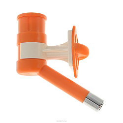 Автопоилка универсальная (под ПЭТ бутылку) оранжевая 378-9/60