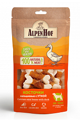 Альпенхоф д/с мелких пород и щенков Кальциевые косточки с уткой 50г, A518, Неотерика (Экопром)
