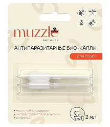 Muzzle (Мазл) антипаразитарные био-капли для собак 2 мл, Muzzle