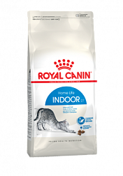 Royal Canin (Роял Канин) Indoor 27 Корм сухой сбалансированный для взрослых кошек, живущих в помещении, 4 кг