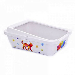 Туалет-лоток Hercules Друзья навсегда с бортами 51*39*19 см К162-027-FF-Р5 20499 Moderna
