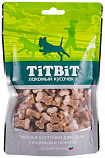 Косточки мясные для собак с индейкой и творогом (Новогодняя коллекция) 90 г TiTBiT (поштучно)