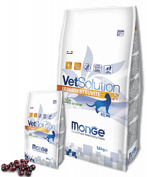 Monge VetSolution Cat Urinary Struvite сухой корм диета для кошек Уринари Струвит мочекаменной болезни струвитного типа 400 г 70081573