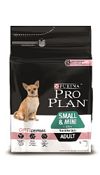 PROPLAN ADULT Small&Mini SENSITIVE д/взрослых с чув.кожей с лососем д/с 700 г 12272469