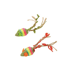 Игрушка для кошек с кошачьей мятой CHARMY мышки Mpets