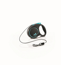 FLEXI Рулетка BLACK DESIGN XS трос 3 м до 8 кг синий 56002F