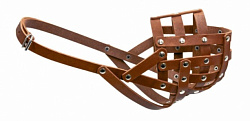 Намордник для собак №4 мягкий коричневый ротвейлер Collar