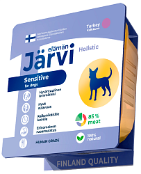 Jarvi (Ярви) паштет для собак всех пород с чувствительным пищеварением с индейкой, 100 г